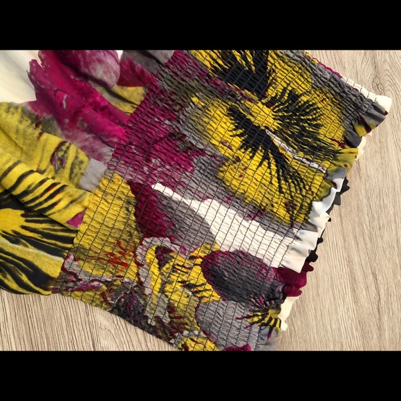 Robbi & Nikki by Robert Rodriguez Romper Hibiscus Floral Jumpsuit Small - Picture 4 of 4